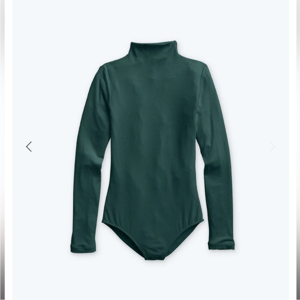 Summersalt deep green turtleneck mock neck bodysuit size XL